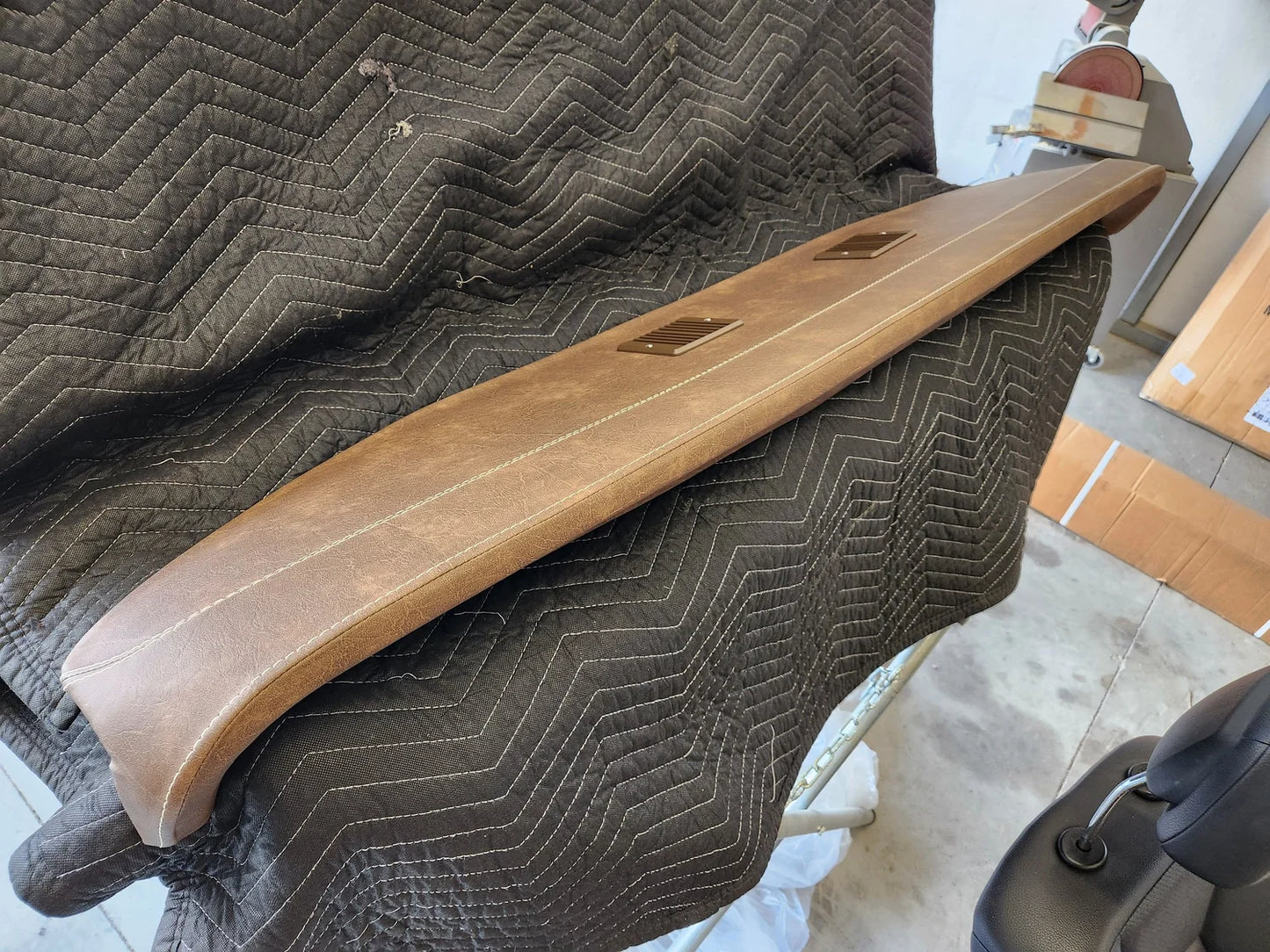 '67-'72 Leather wrapped dash pad