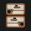 Morgan's Signature front door panels for a 1968-1972 Ford F-Series, Kodiak leather with Luna inserts